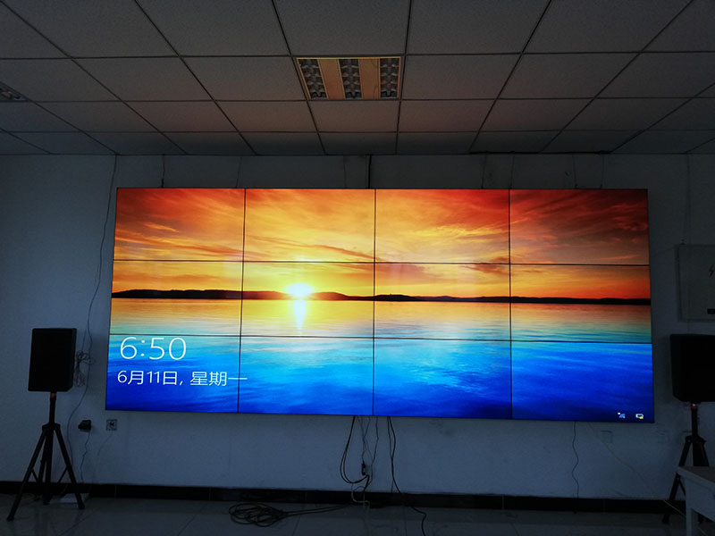 新疆石河子某軍區拼接屏效果 新疆石河子某軍區拼接屏效果