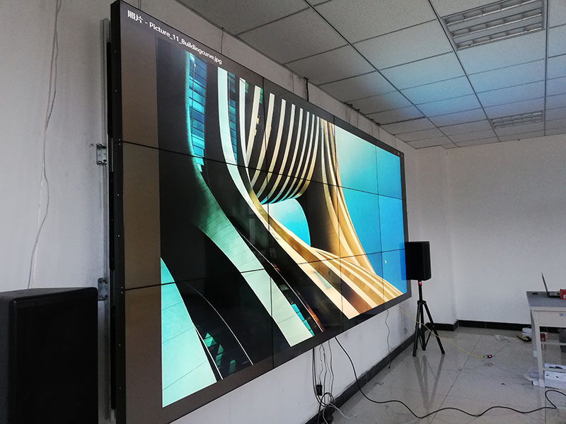 新疆石河子某軍區拼接屏效果 新疆石河子某軍區拼接屏效果