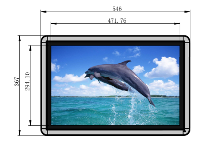 22寸觸摸查詢一體機圖紙 22寸觸摸查詢一體機圖紙
