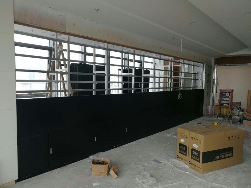 平安數據中心液晶拼接大屏安裝過程 平安數據中心液晶拼接大屏安裝過程