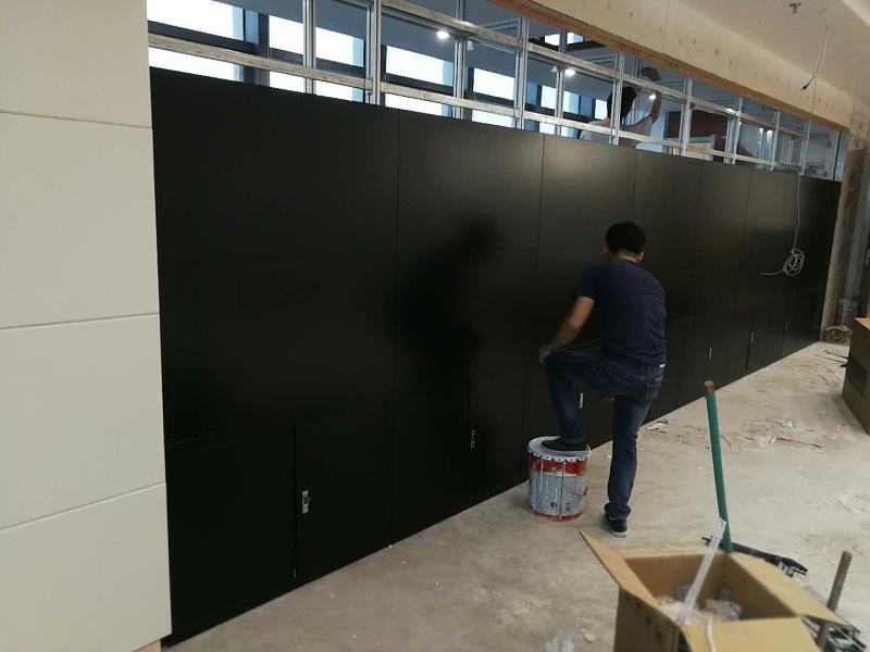 平安數據中心液晶拼接大屏安裝過程 平安數據中心液晶拼接大屏安裝過程