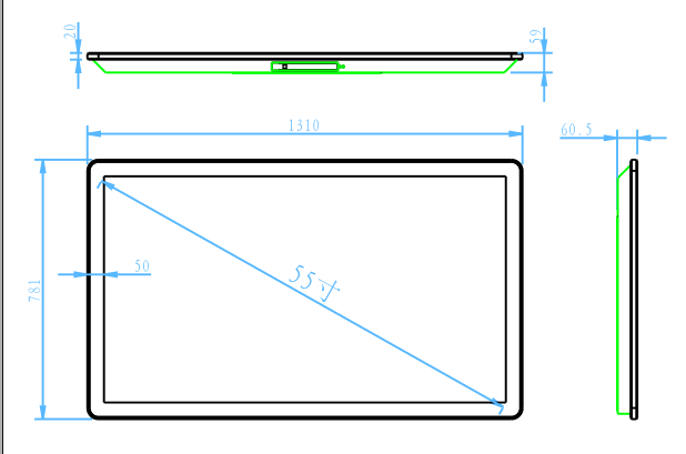 55寸壁掛廣告機 55寸壁掛廣告機