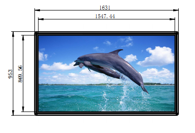 70寸壁掛廣告機(jī)圖紙 70寸壁掛廣告機(jī)圖紙