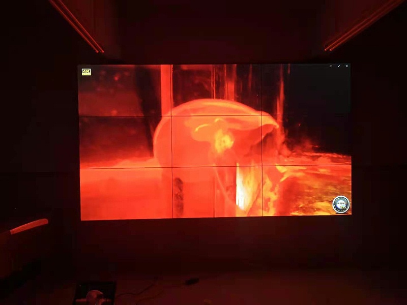 廣東中山某學校55寸3.5mm液晶拼接屏案例 廣東中山某學校55寸3.5mm液晶拼接屏案例