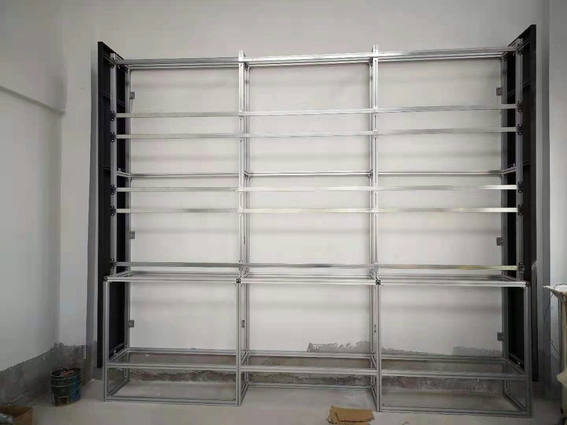 企業(yè)展廳9臺(tái)3.5拼縫液晶拼接屏案例現(xiàn)場(chǎng)安裝 企業(yè)展廳9臺(tái)3.5拼縫液晶拼接屏案例現(xiàn)場(chǎng)安裝