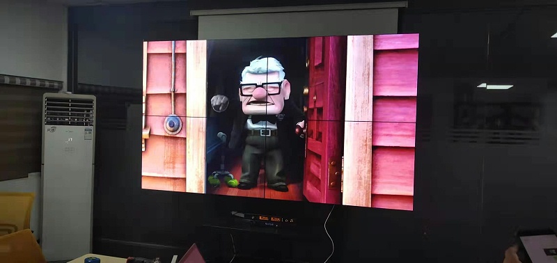 華南農業大學省鋼鐵研究所55寸液晶拼接屏2X2單元拼接 華南農業大學省鋼鐵研究所55寸液晶拼接屏2X2單元拼接