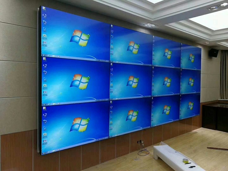 扶貧政府55寸3.5mm3X4液晶拼接項目 扶貧政府55寸3.5mm3X4液晶拼接項目