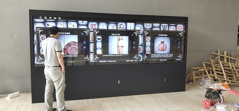 中億睿55寸寸液晶拼接屏系統助力河南洛陽博物館“河洛文明展” 中億睿55寸寸液晶拼接屏系統助力河南洛陽博物館“河洛文明展”