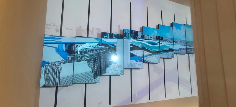 55寸機械矩陣屏入駐中鐵逸都美程廣場城市展廳打造創意互動營銷新模式 55寸機械矩陣屏入駐中鐵逸都美程廣場城市展廳打造創意互動營銷新模式