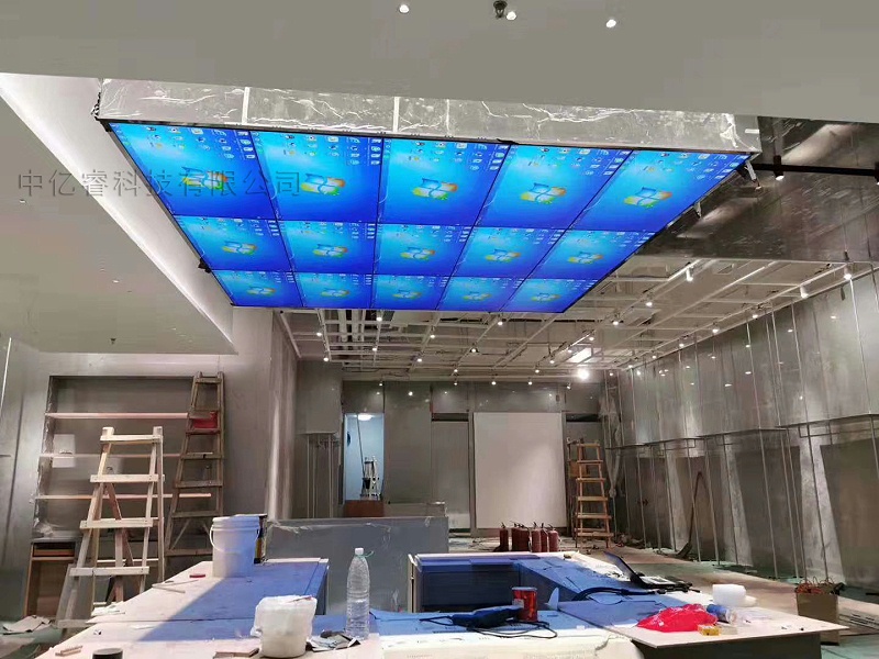 深圳卓悅中心46寸3.5mm5X3吊掛液晶拼接屏 深圳卓悅中心46寸3.5mm5X3吊掛液晶拼接屏