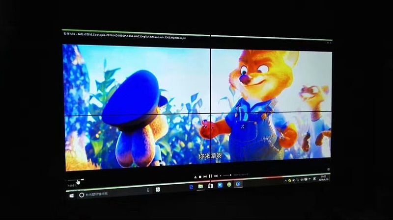 貴州貴陽酒吧項目|55寸液晶拼接屏3.5mm拼縫2X2拼接 貴州貴陽酒吧項目|55寸液晶拼接屏3.5mm拼縫2X2拼接