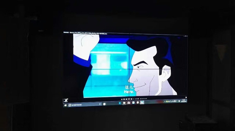 貴州貴陽酒吧項目|55寸液晶拼接屏3.5mm拼縫2X2拼接 貴州貴陽酒吧項目|55寸液晶拼接屏3.5mm拼縫2X2拼接