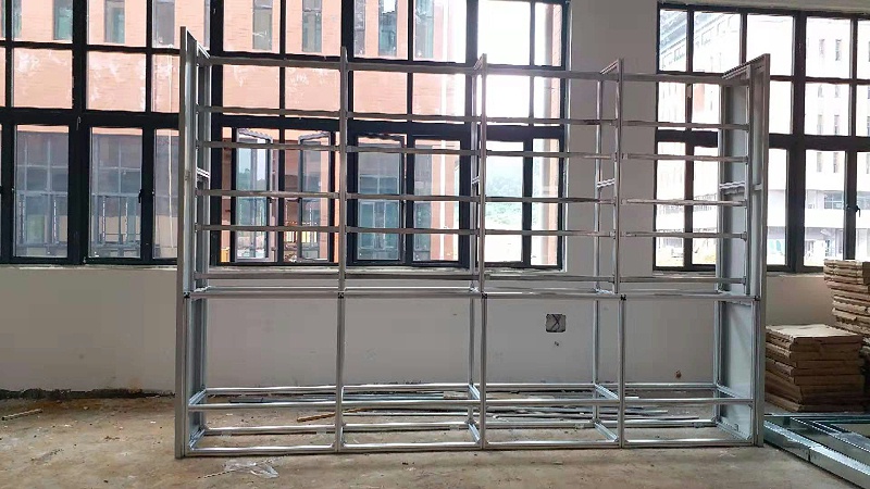 廣東財經大學拼接屏落地式支架 廣東財經大學拼接屏落地式支架