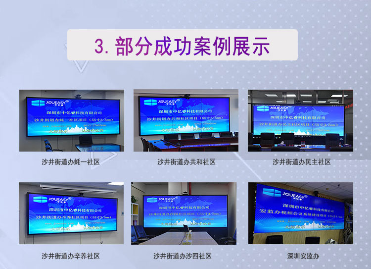 中億睿拼接屏案例 中億睿拼接屏案例