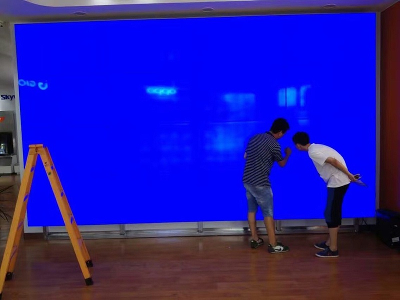 內蒙古鄂爾多斯中國電信55寸液晶拼接屏4X4單元拼接 內蒙古鄂爾多斯中國電信55寸液晶拼接屏4X4單元拼接