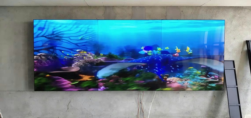 陸豐鄰里中心行政服務大廳項目55寸0.88mm2X3液晶拼接屏 陸豐鄰里中心行政服務大廳項目55寸0.88mm2X3液晶拼接屏